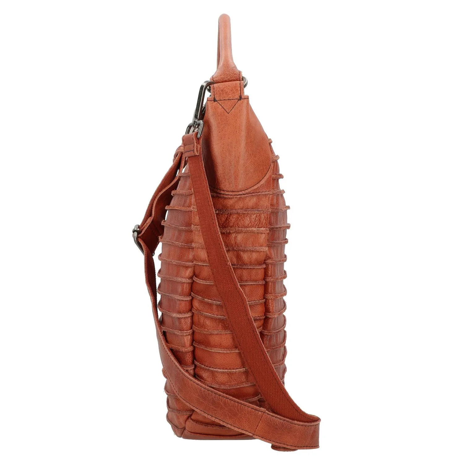 FredsBruder Borsa a tracolla Animal S scanalata in pelle 33 cm