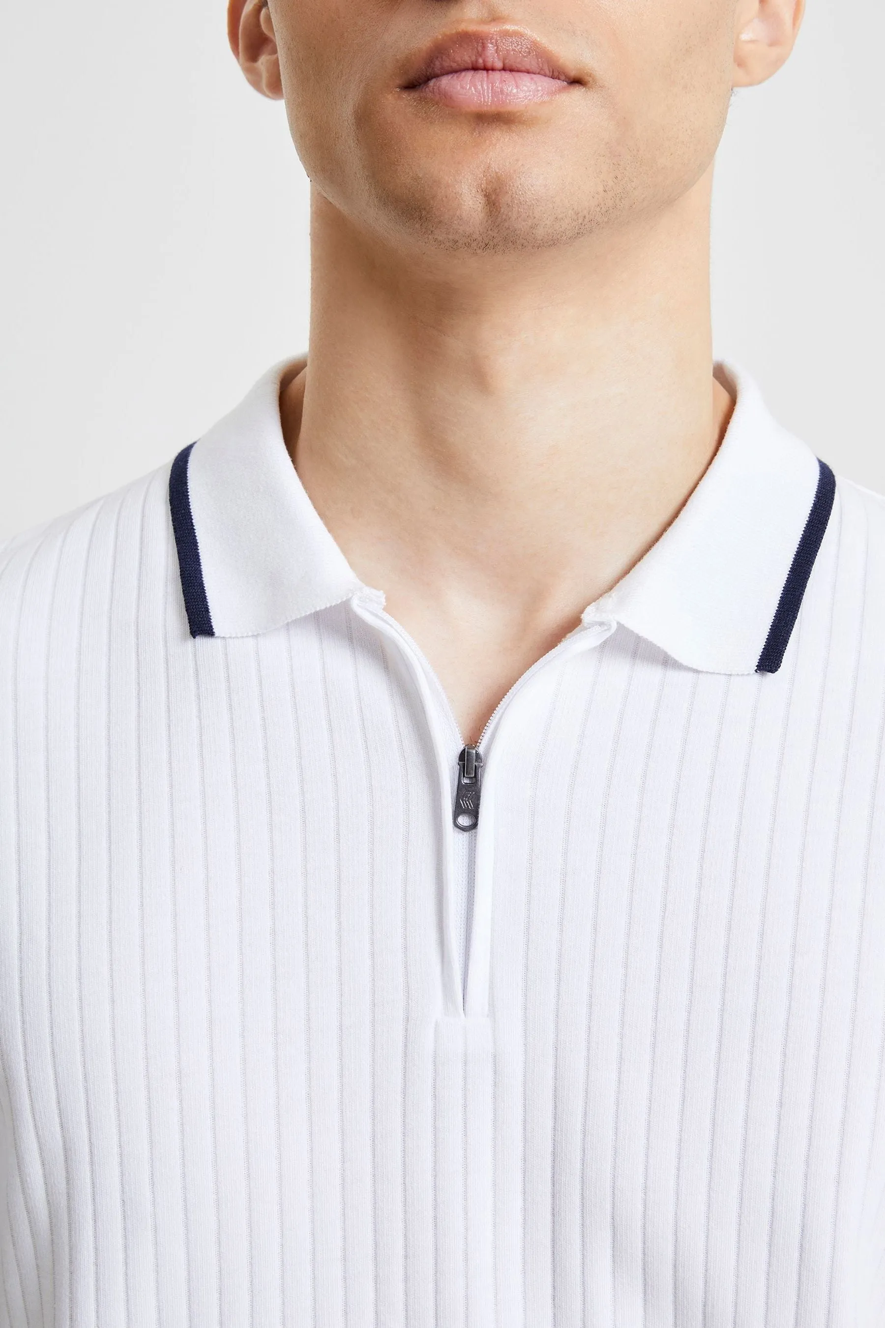 French Connection Needle 100% Cotton Polo Shirt    