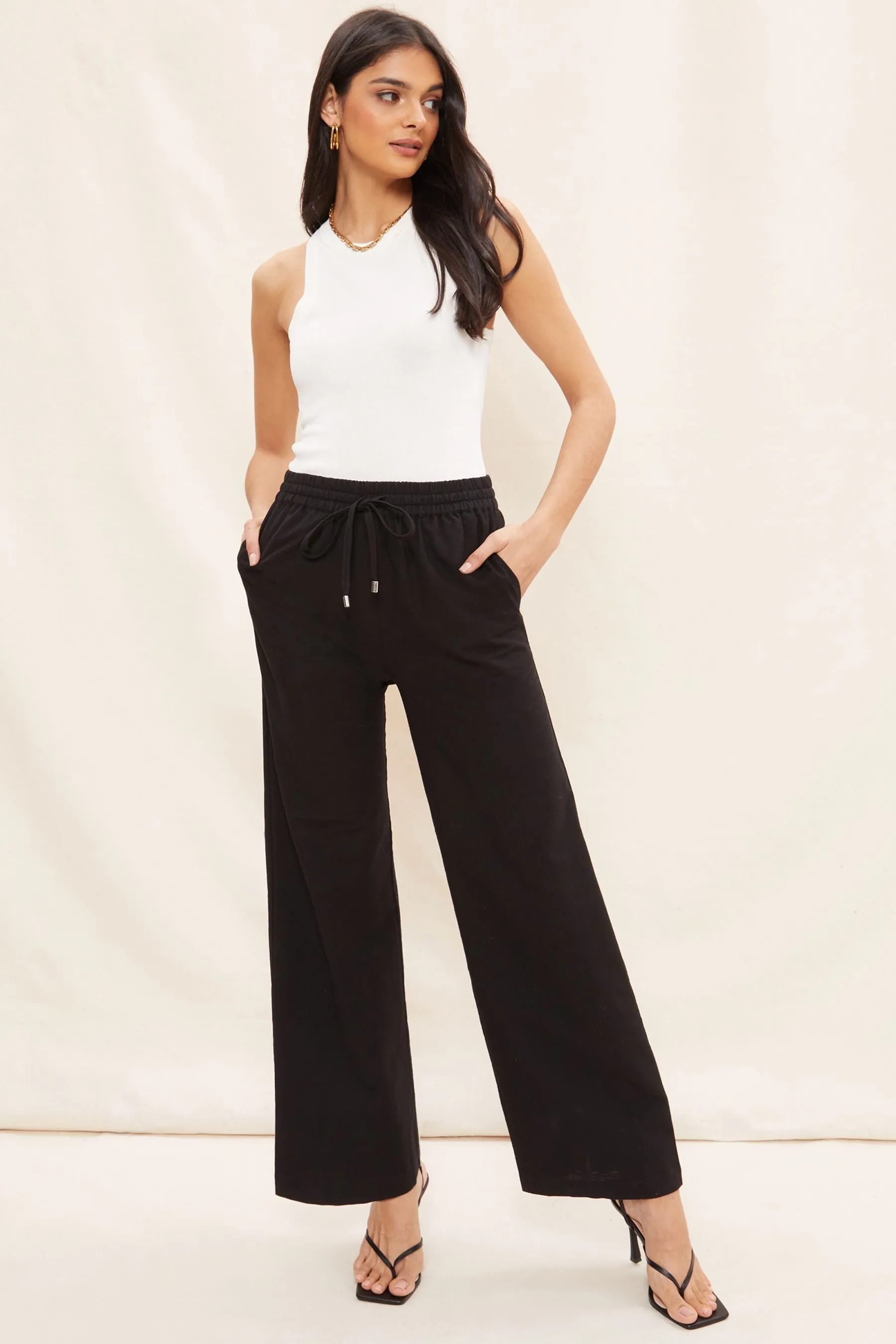 Friends Like These - Pantaloni ampi in lino