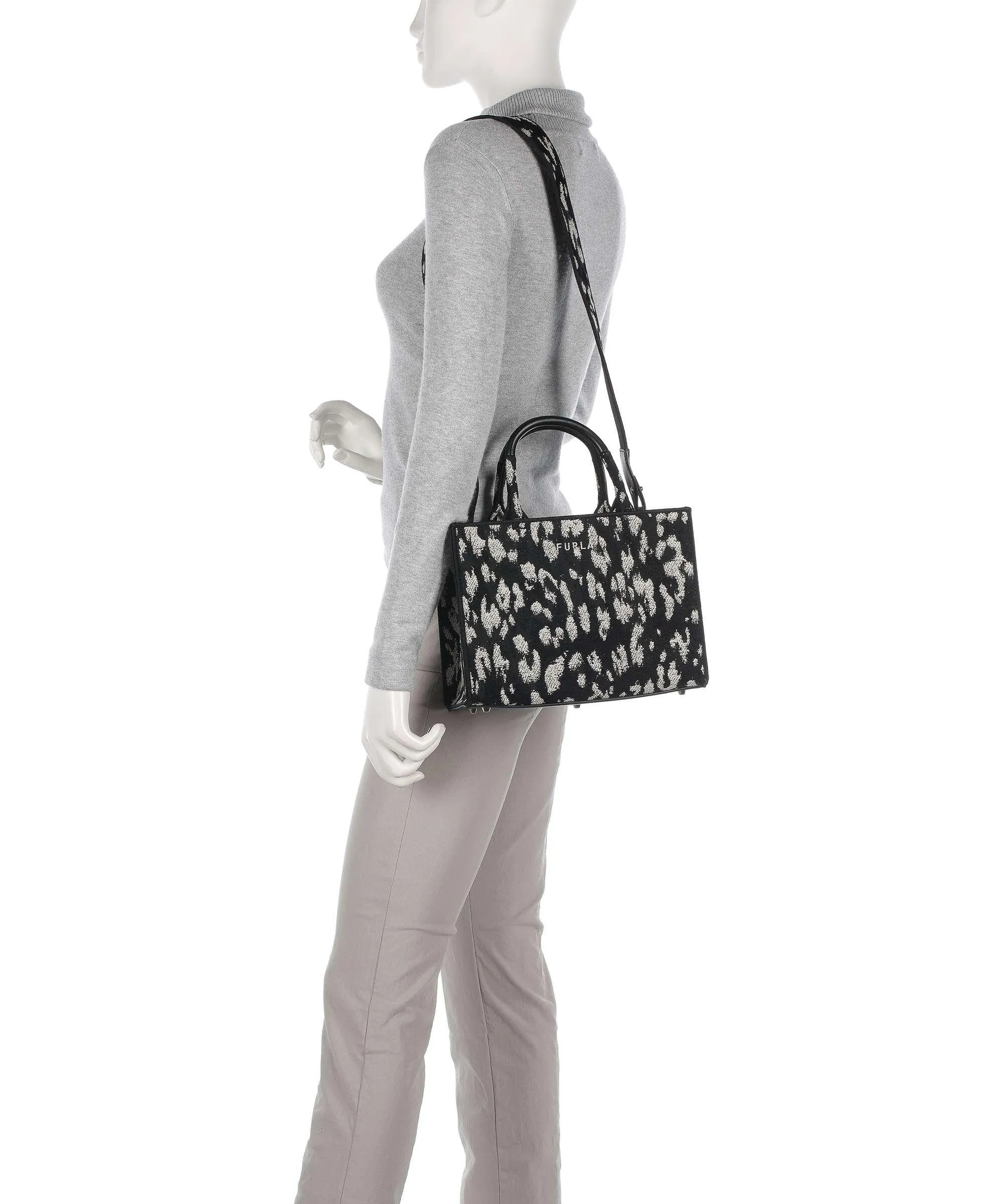  Furla Opportunity S Borsa a mano tissu nero  