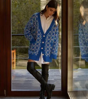 Gacvga Cardigan verde donna manica lunga oversize autunno inverno  maglione natalizio casual lavorato a maglia top larghi ves
