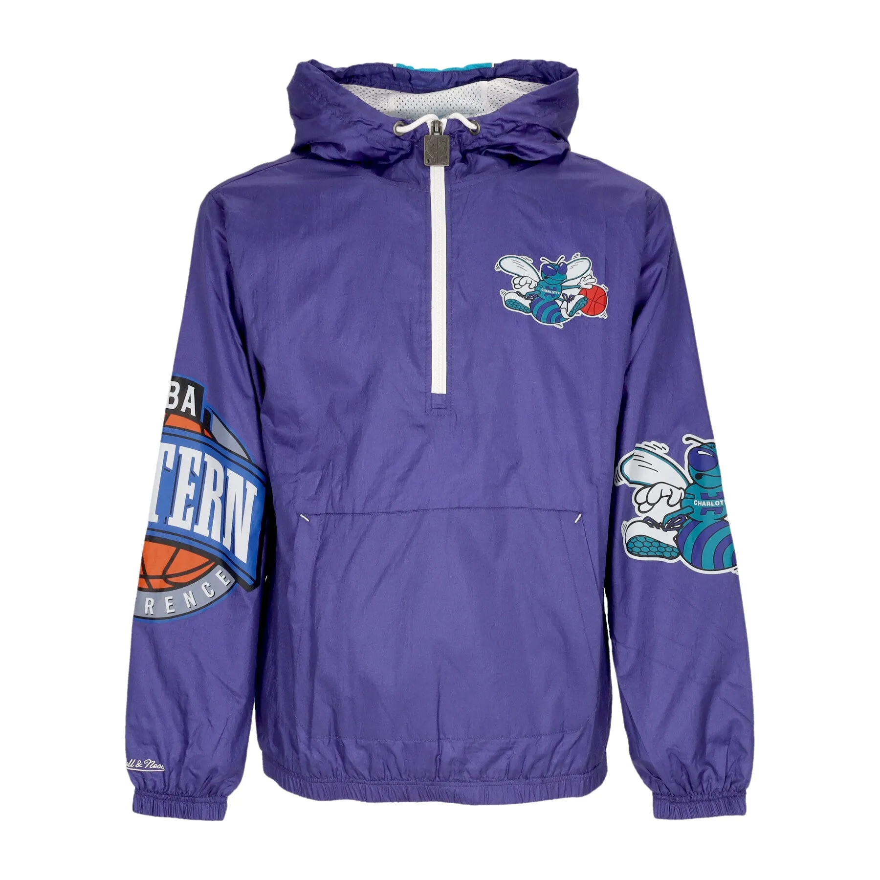 Giacca a Vento Infilabile Uomo Nba Team Og 2.0 Anorak Windbreaker Chahor Original Team Colors