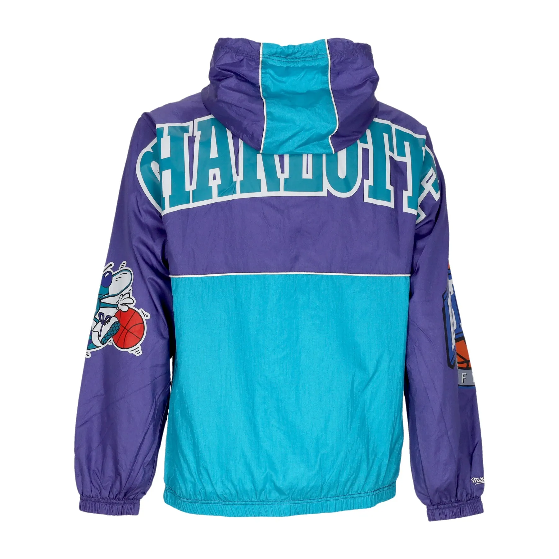 Giacca a Vento Infilabile Uomo Nba Team Og 2.0 Anorak Windbreaker Chahor Original Team Colors