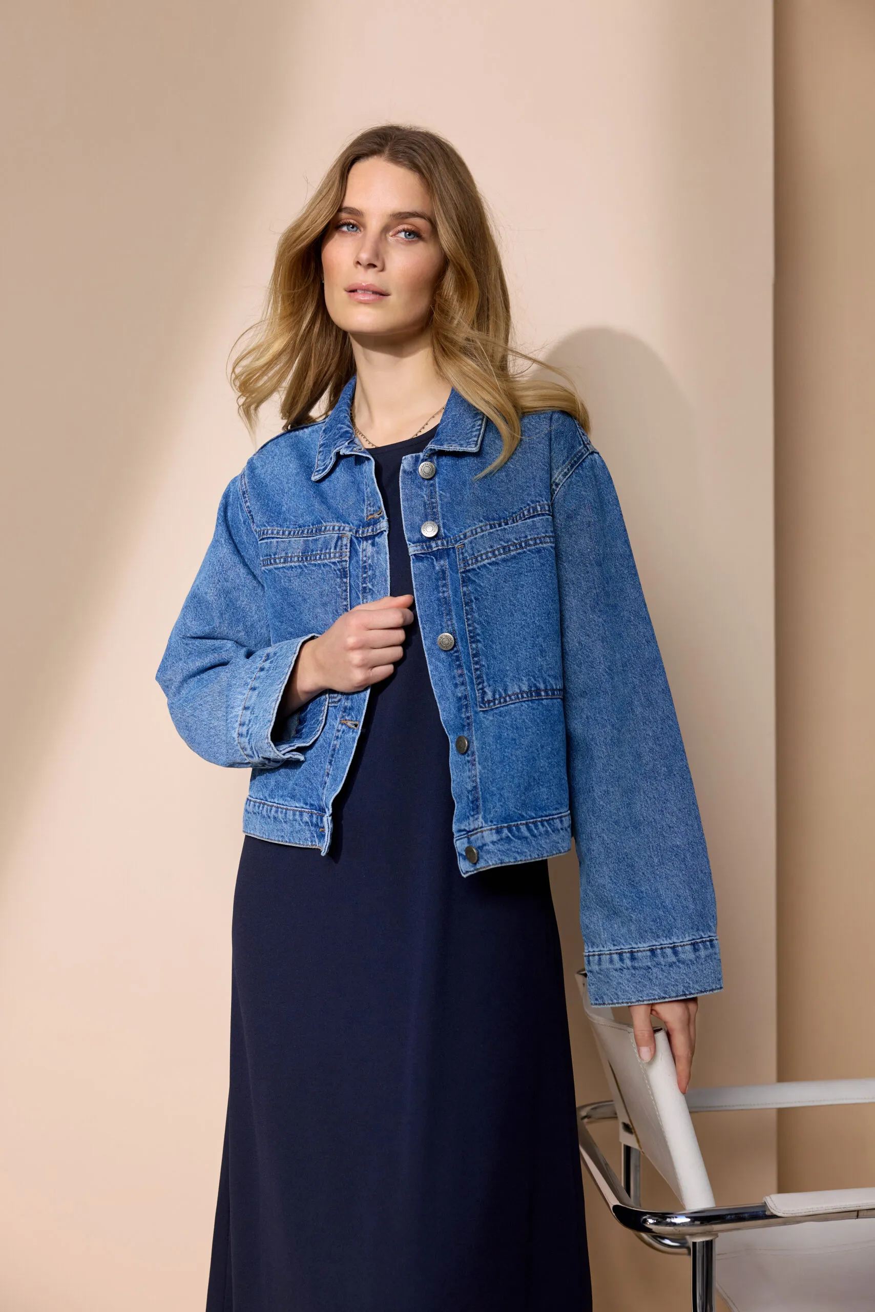 Giacca in Denim SC-Dolores 2 – Casual e Moderna