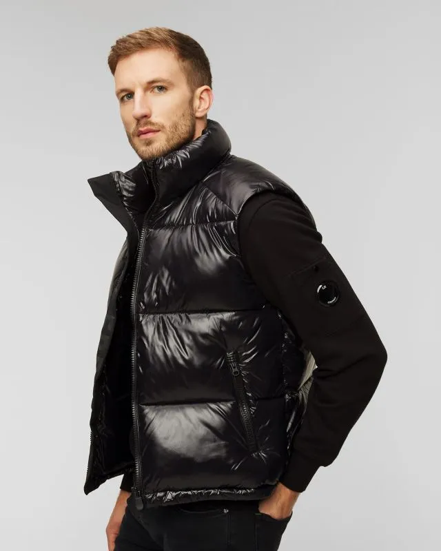 Gilet nero con piumino da uomo Save the Duck Ailantus