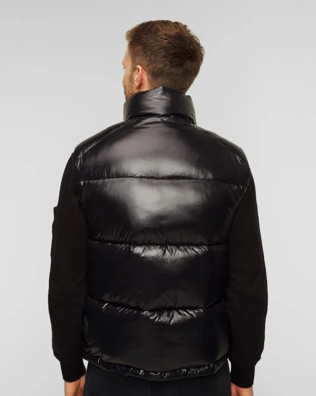 Gilet nero con piumino da uomo Save the Duck Ailantus