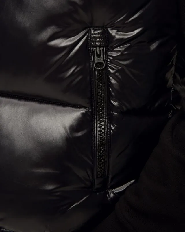 Gilet nero con piumino da uomo Save the Duck Ailantus