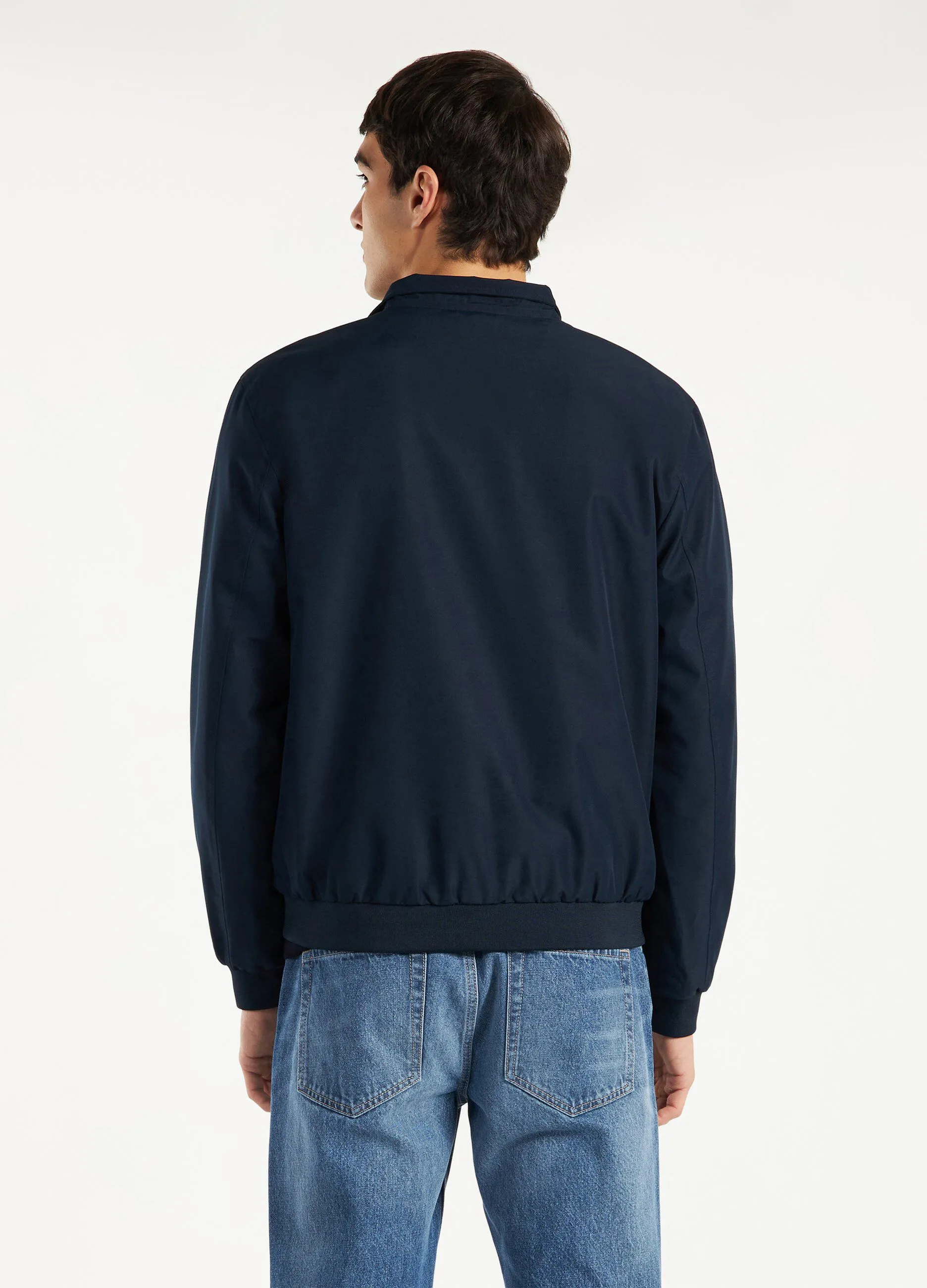 Giubbino a collo alto full zip uomo