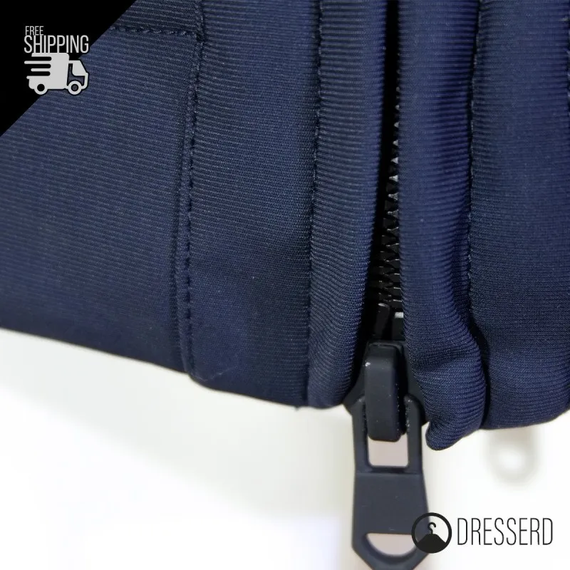 Giubbotto Uomo Piumino Tessuto Tecnico con Cappuccio Giubbini Invernali Dresserd