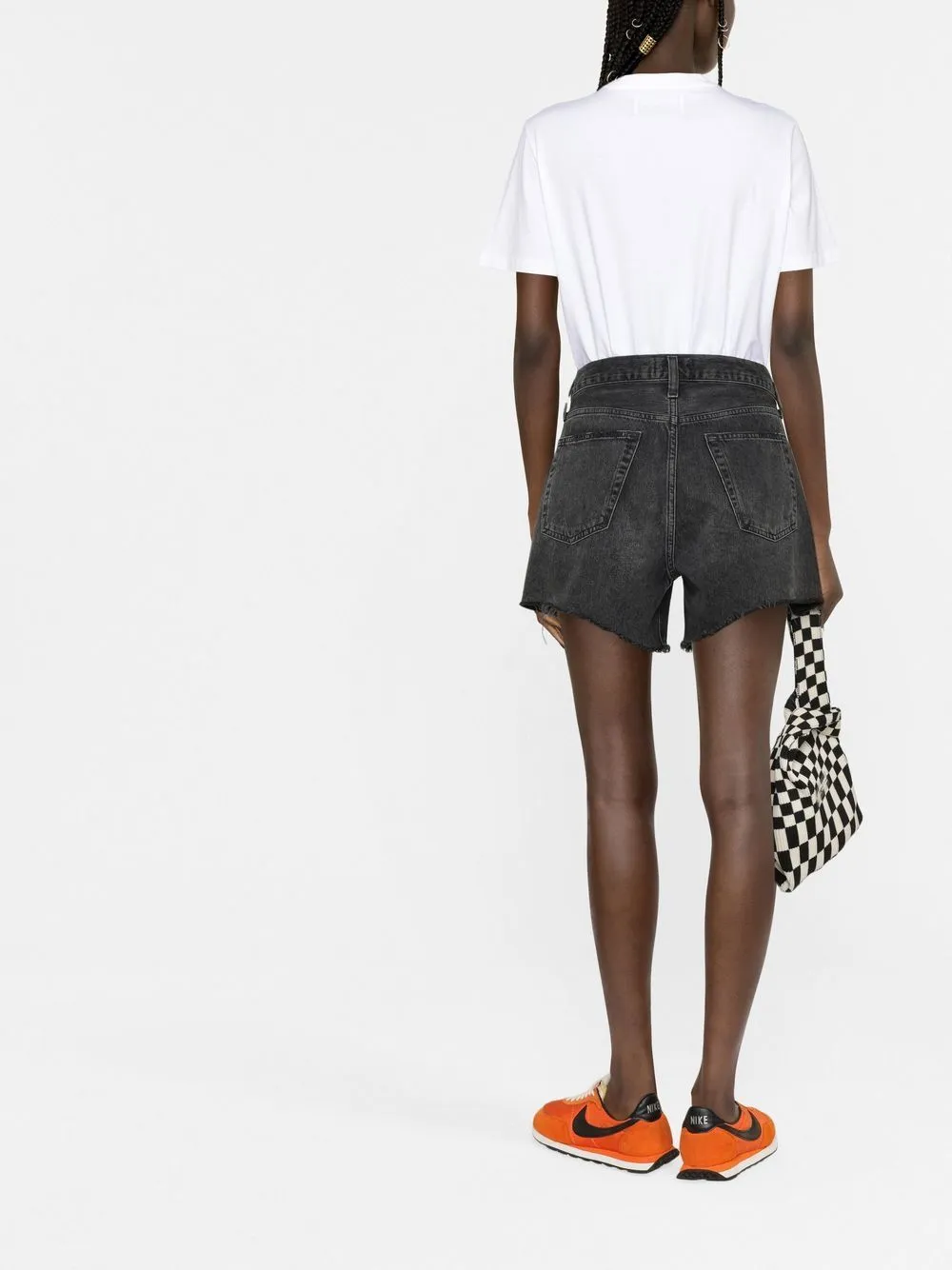 Golden Goose T-shirt Bianco Donna Stella Glitter