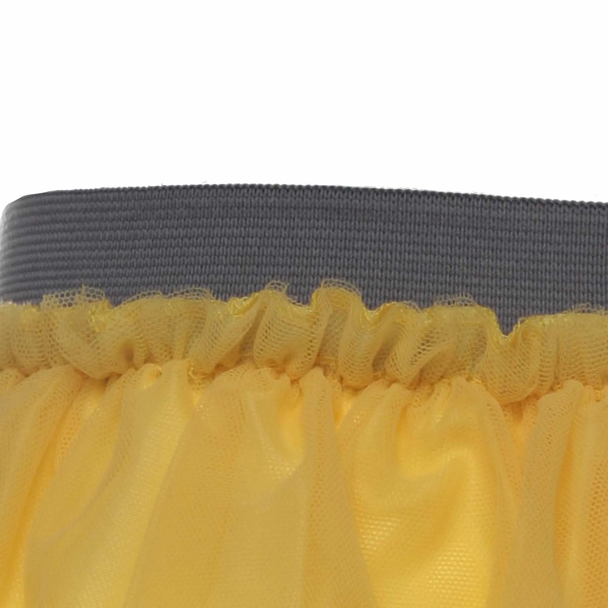 Gonna Bambina In Tulle Giallo