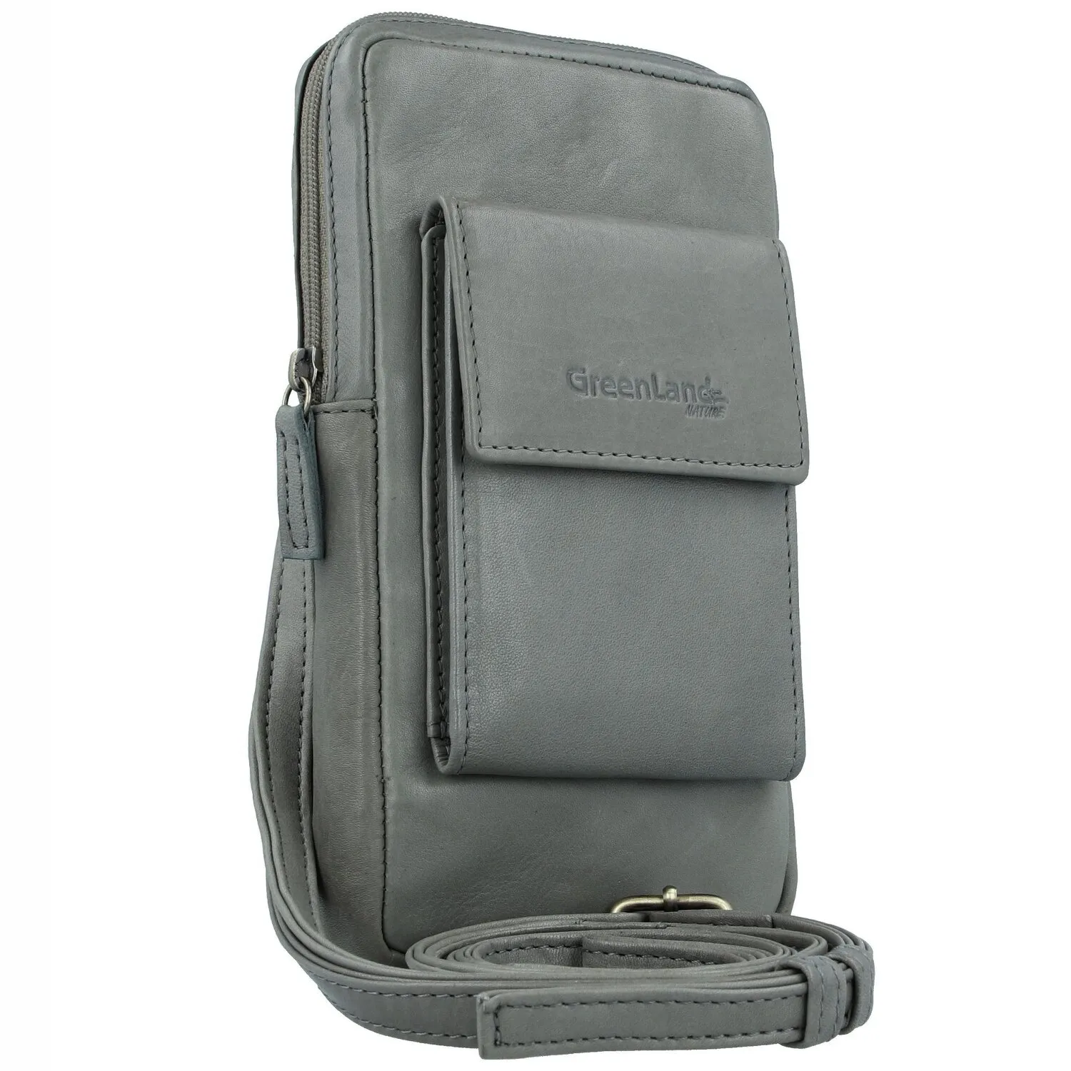 Greenland Nature Natura Custodia morbida per cellulare in pelle 11 cm