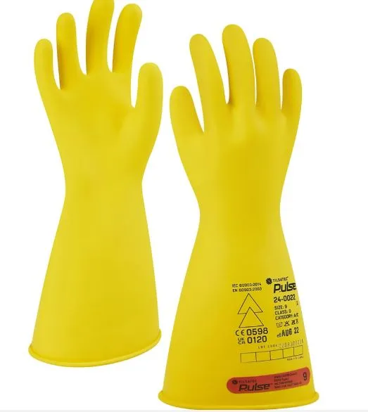 Guanti elettroisolanti Tilsatec Pulse, Tg. 10, in Gomma, col. Giallo