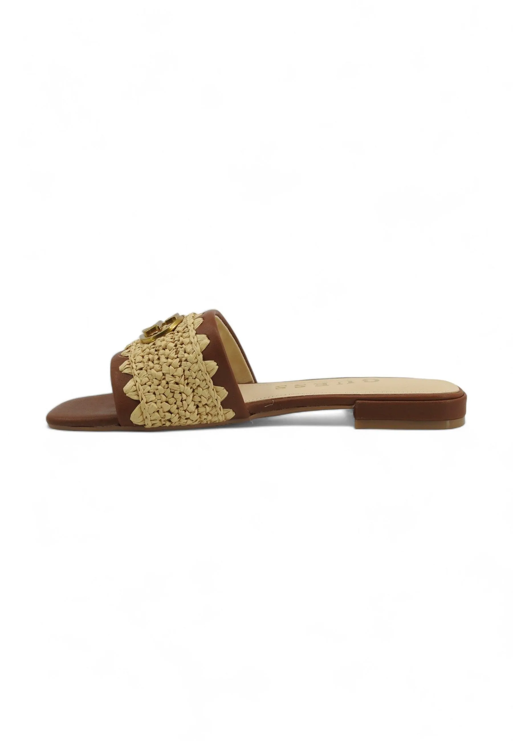 GUESS Ciabatta Donna Natural Marrone FLGTARELE19