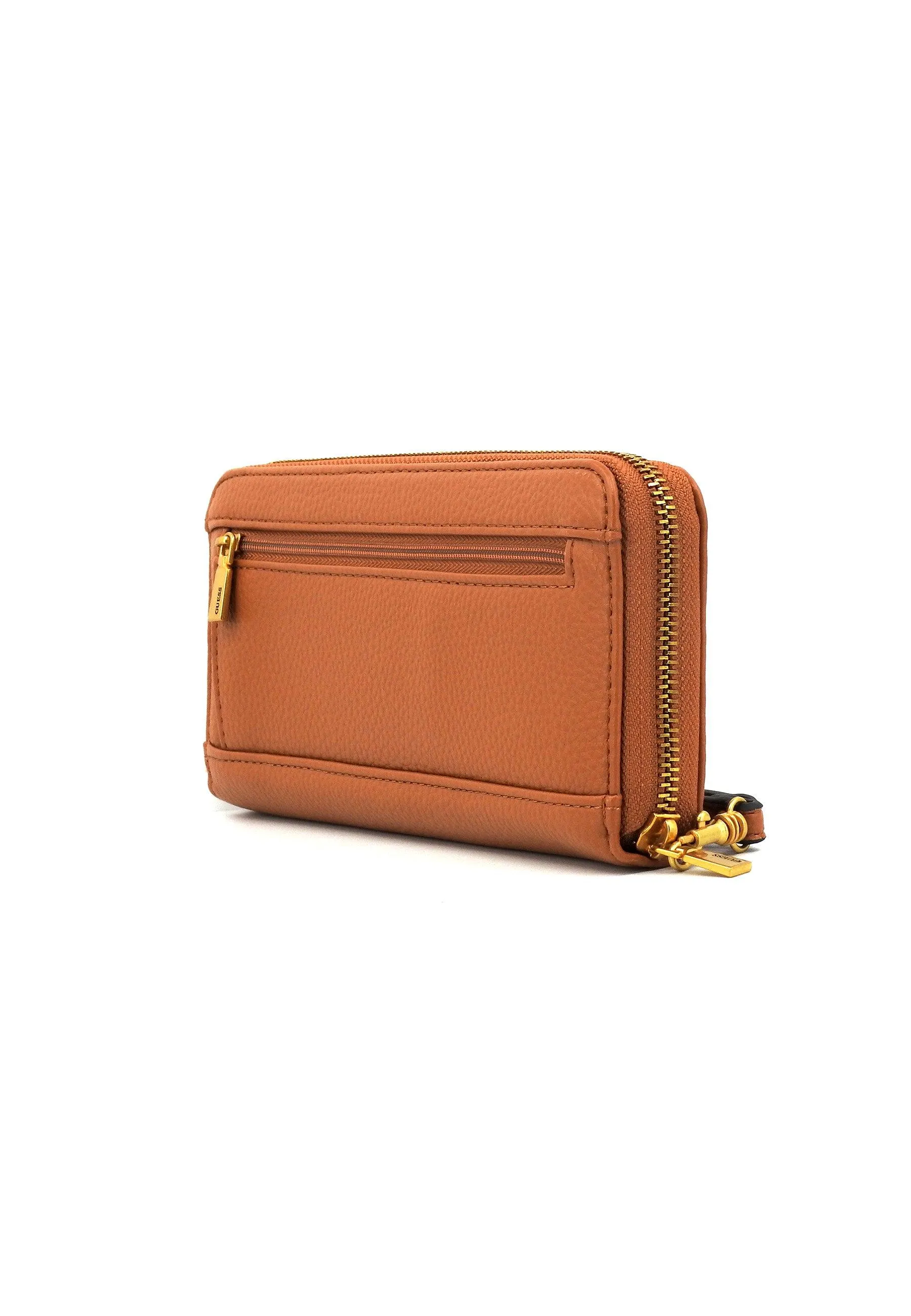 GUESS Laryn SLG Portafoglio Donna Cognac Marrone BA919646