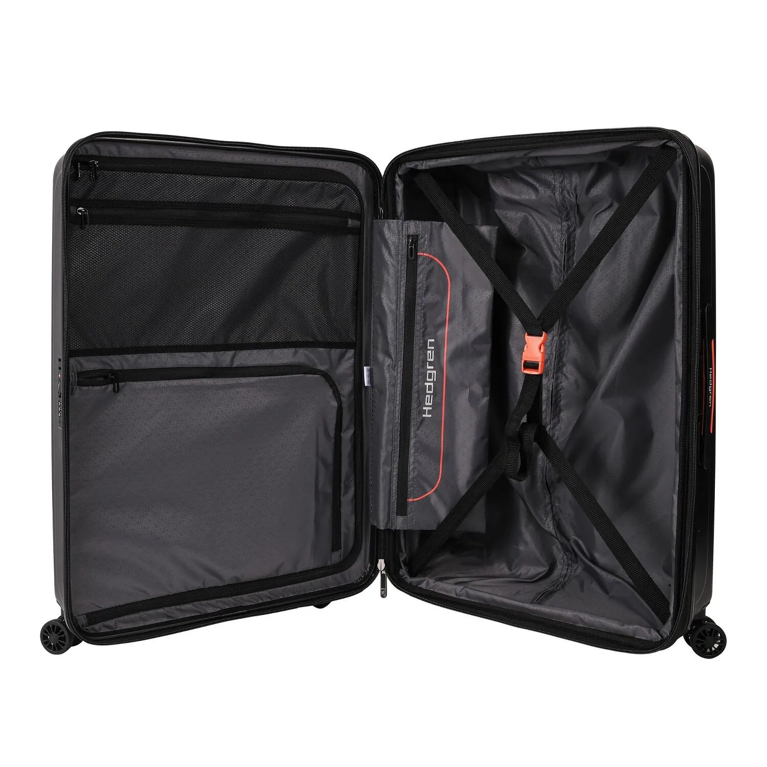 Hedgren Comby Grip 4 ruote Carrello L 74 cm con piega di espansione