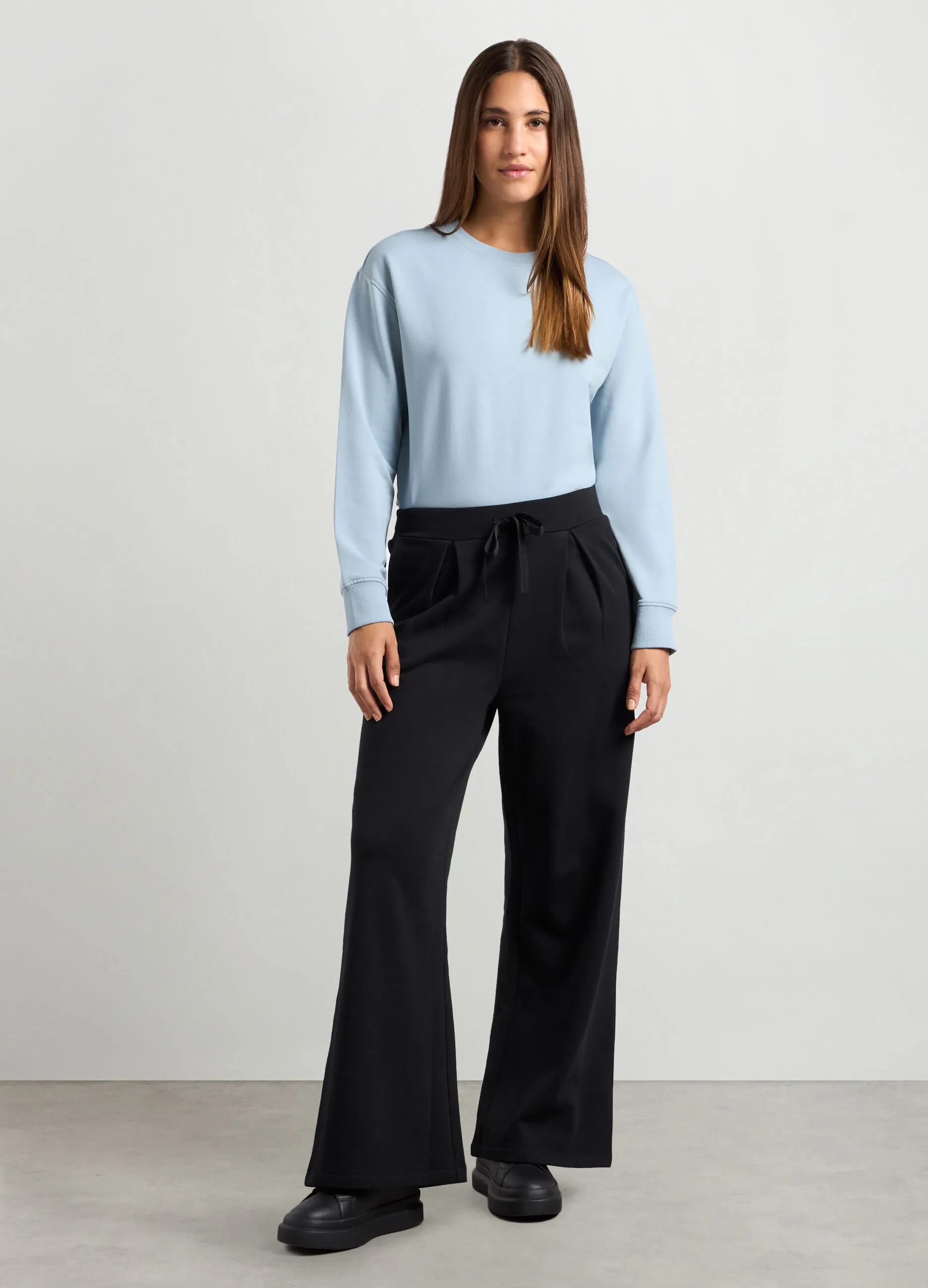 HOLISTIC  Jogger in french terry di puro cotone donna