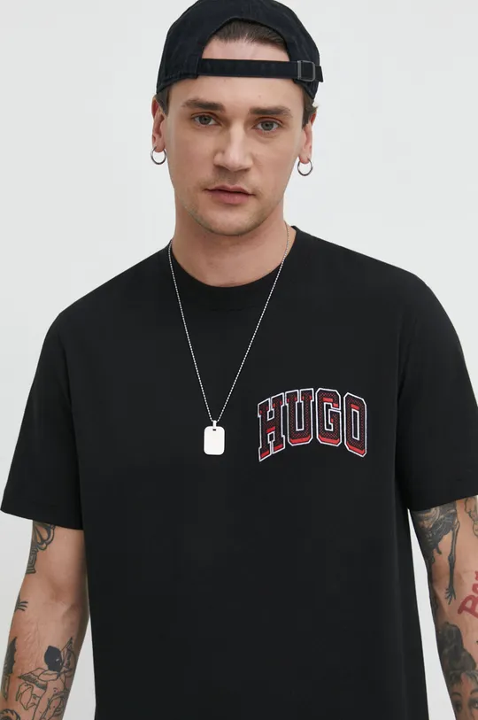 HUGO t-shirt in cotone