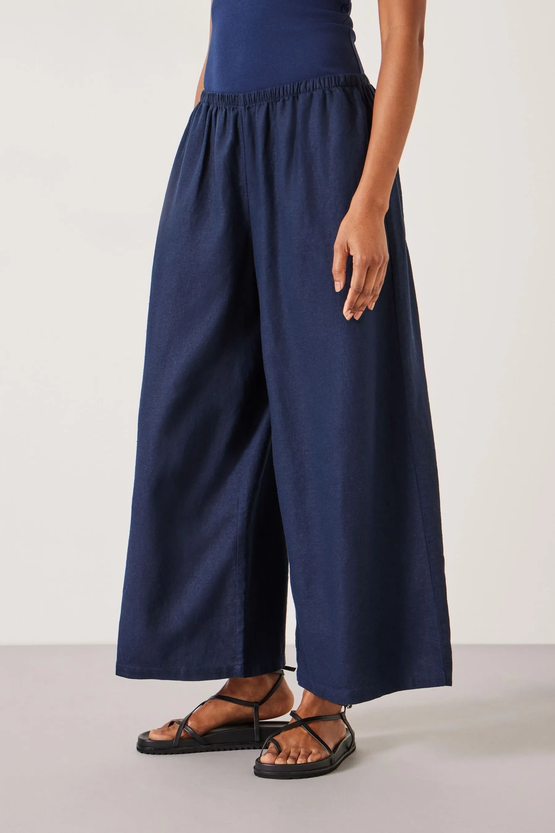 Hush Melissa - Blend Pantaloni ampi in lino
