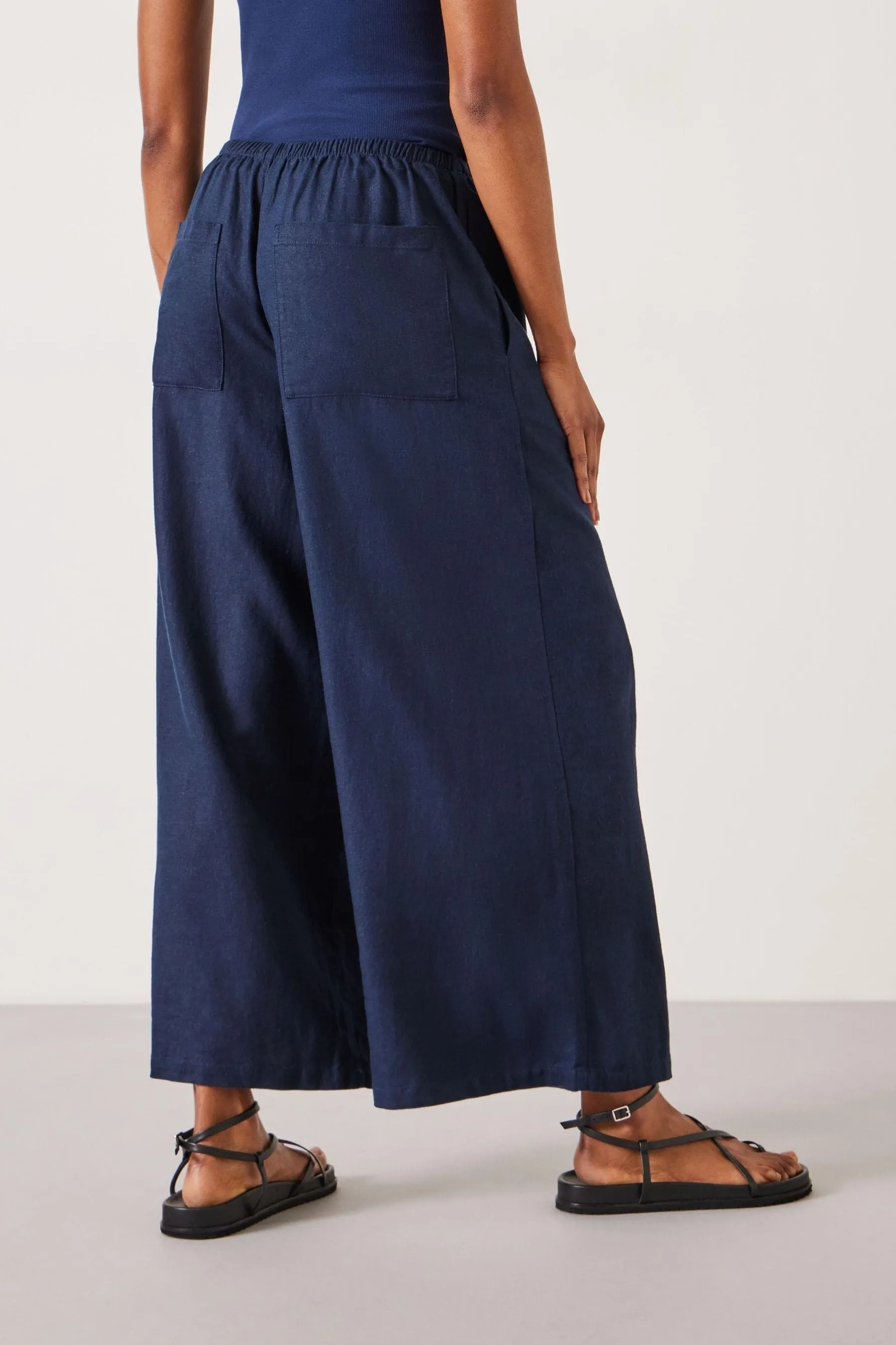 Hush Melissa - Blend Pantaloni ampi in lino