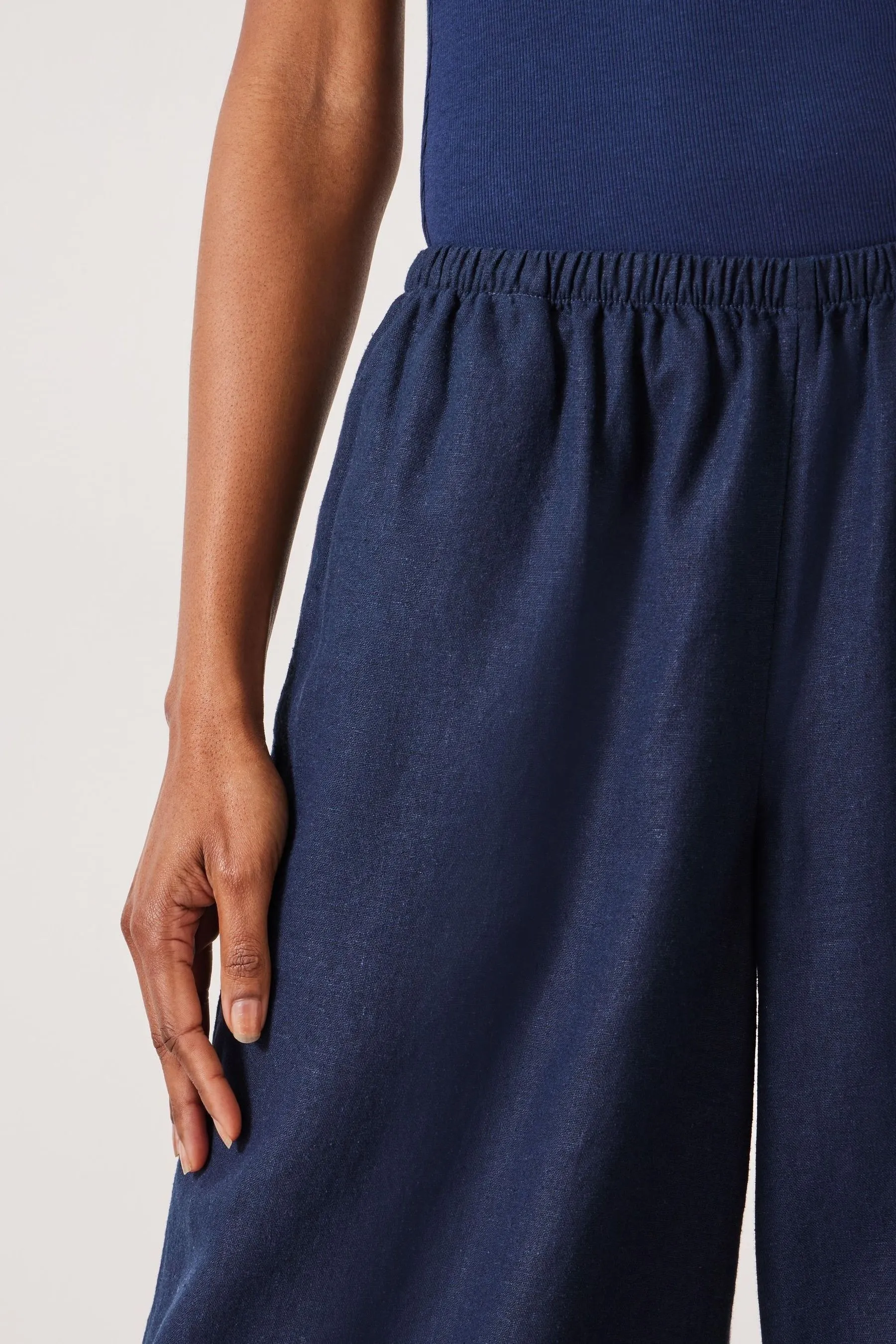 Hush Melissa - Blend Pantaloni ampi in lino