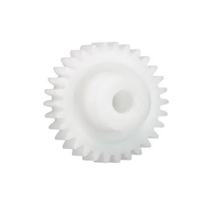 Ingranaggio cilindrico Igus, modulo 1.25, 75 denti, passo Ø 93.75mm, semigiunto Ø 21mm, foro Ø 10mm, in Iguform S270