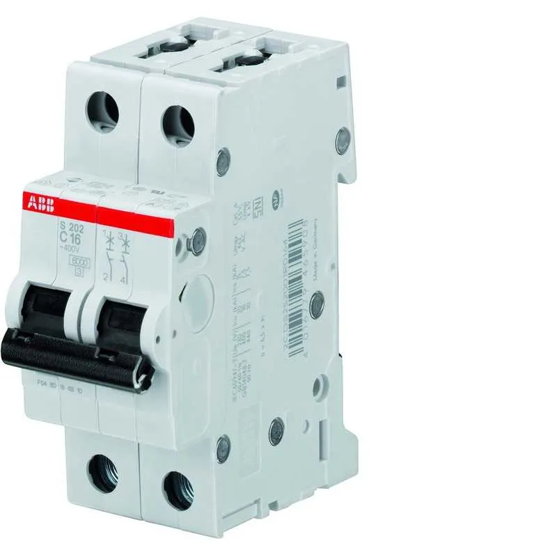 Interruttore Automatico 25A 6kA 2 Poli - ABB S466103 