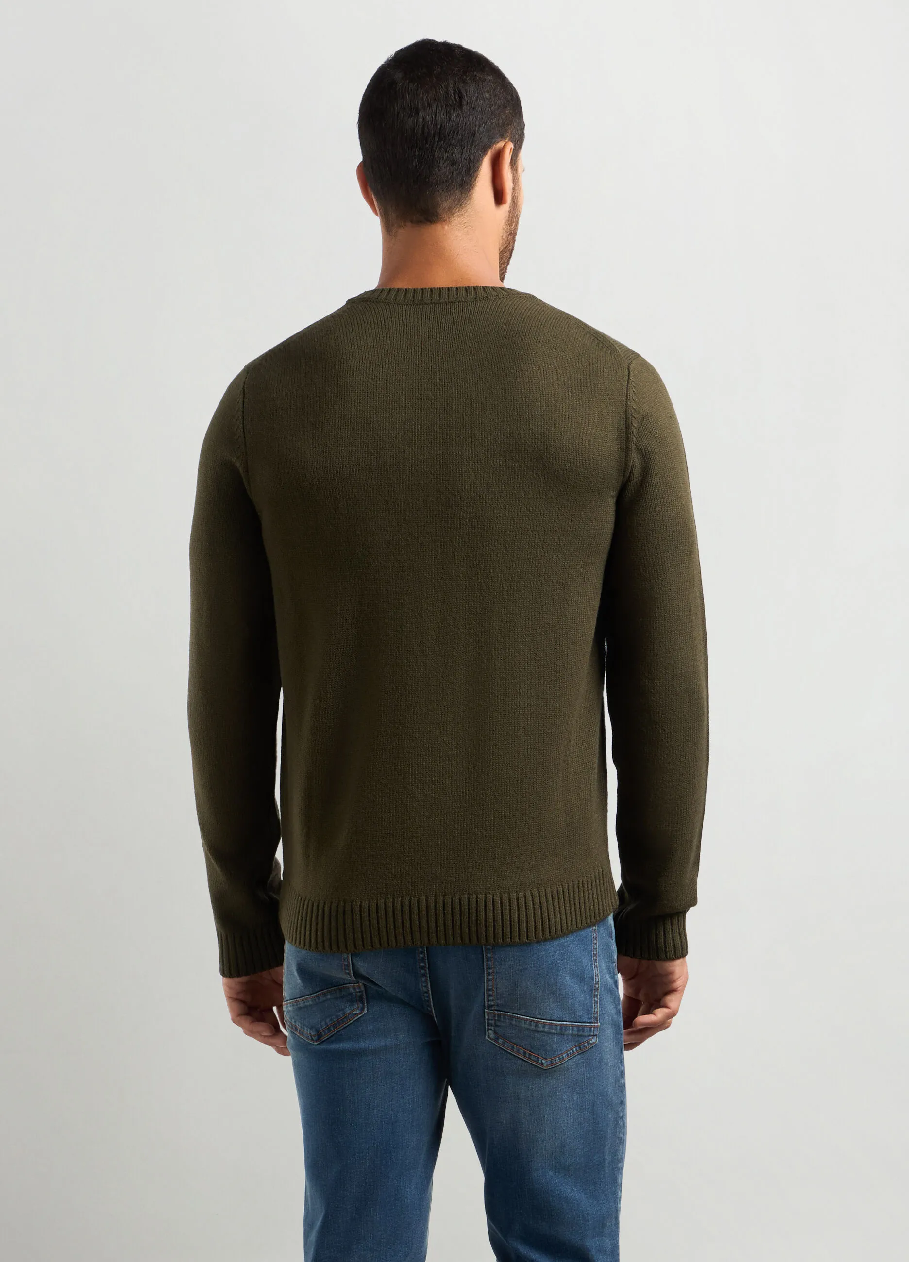 J. HART & BROS  Maglione girocollo maglia rasata uomo