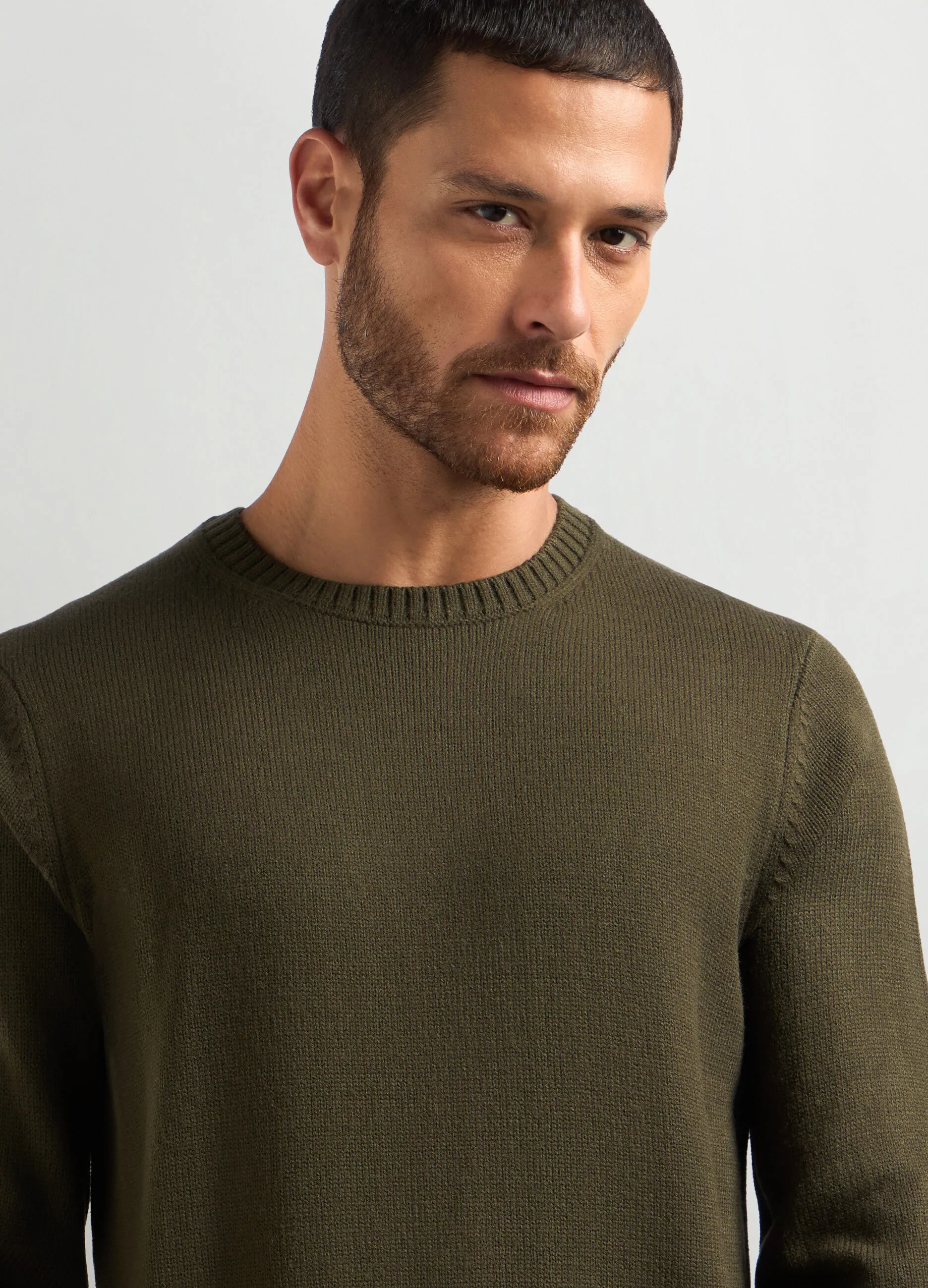 J. HART & BROS  Maglione girocollo maglia rasata uomo