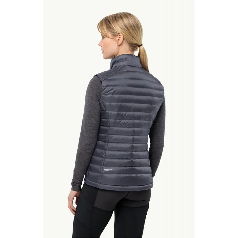JACK WOLSKINS PASSAMANI DOWN VEST (Dolphin) Donna Piumino senza maniche