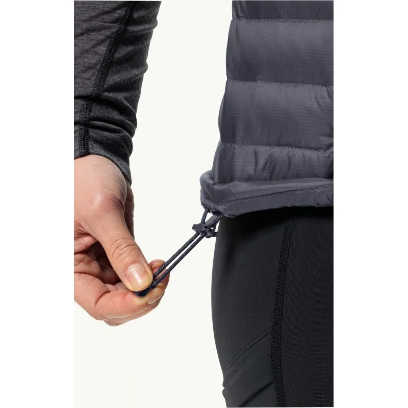 JACK WOLSKINS PASSAMANI DOWN VEST (Dolphin) Donna Piumino senza maniche