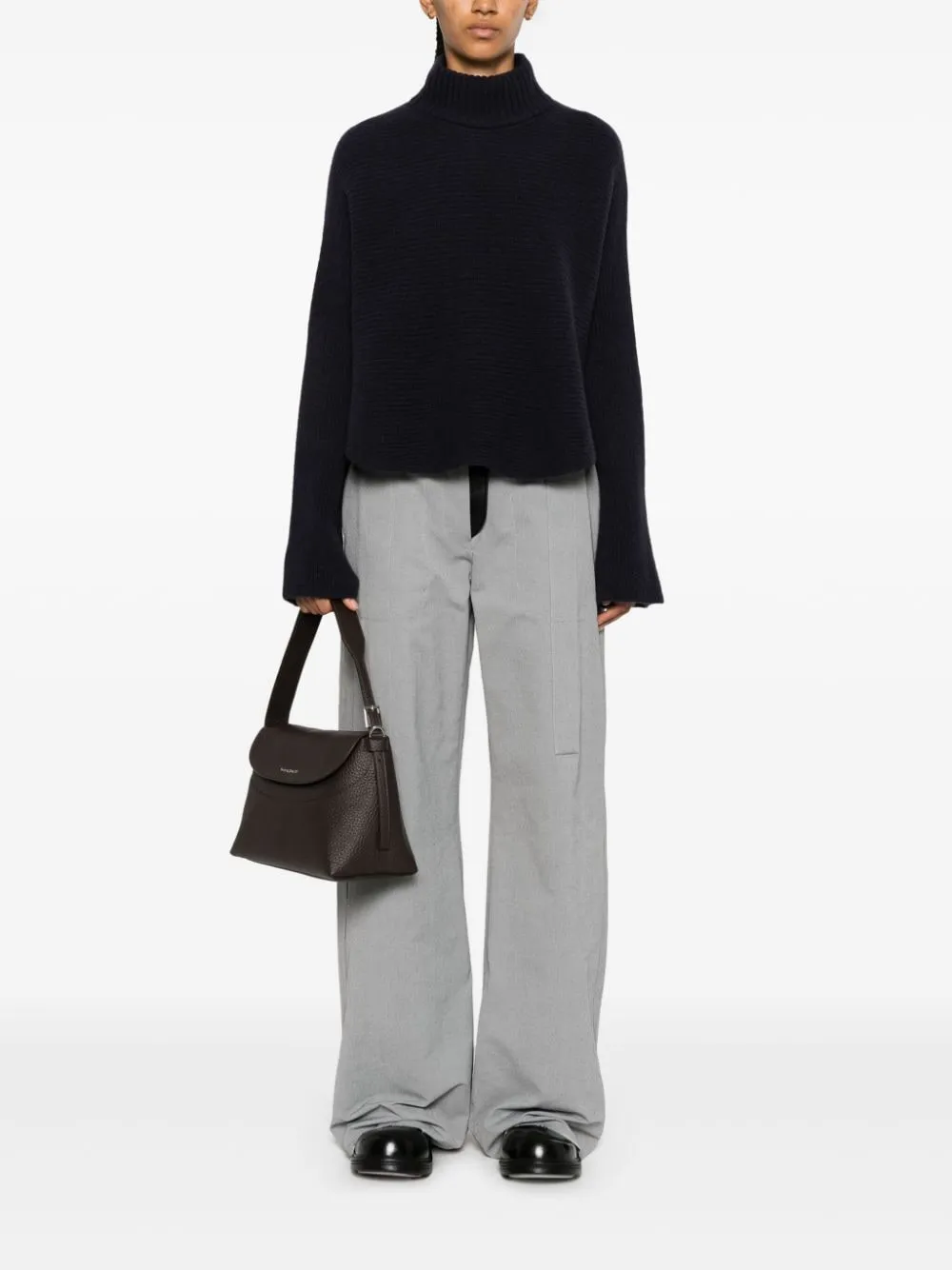 Jumper per collo di lana di lana Alysi