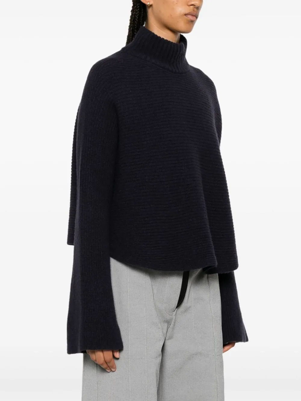 Jumper per collo di lana di lana Alysi