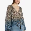 Kaftano animalier ERMANNO SCERVINO