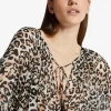 Kaftano animalier ERMANNO SCERVINO