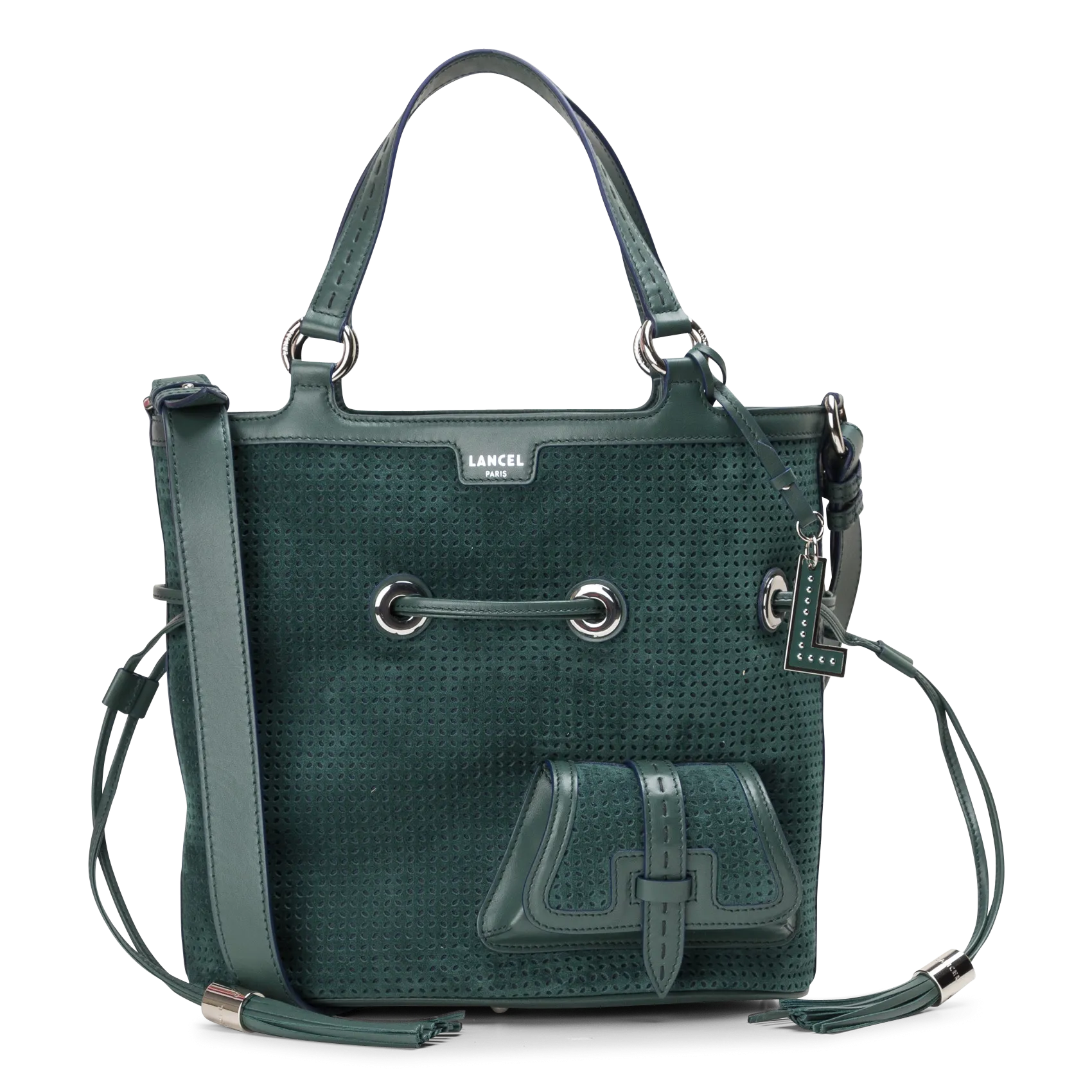  LANCEL   PREMIER FLIRT M - Borsa a secchiello in pelle | Verde