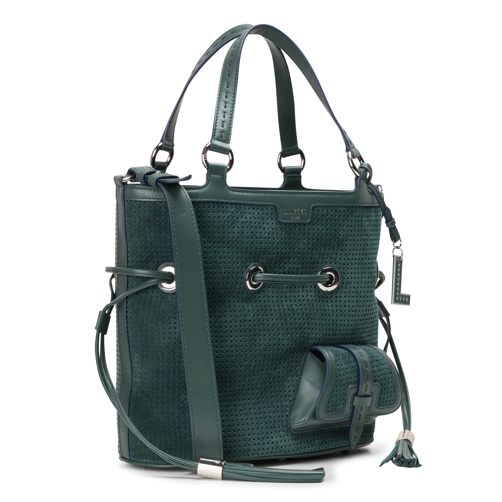  LANCEL   PREMIER FLIRT M - Borsa a secchiello in pelle | Verde