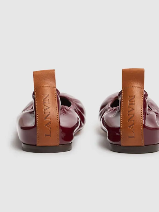 Lanvin Ballerine in pelle lucida 10mm 