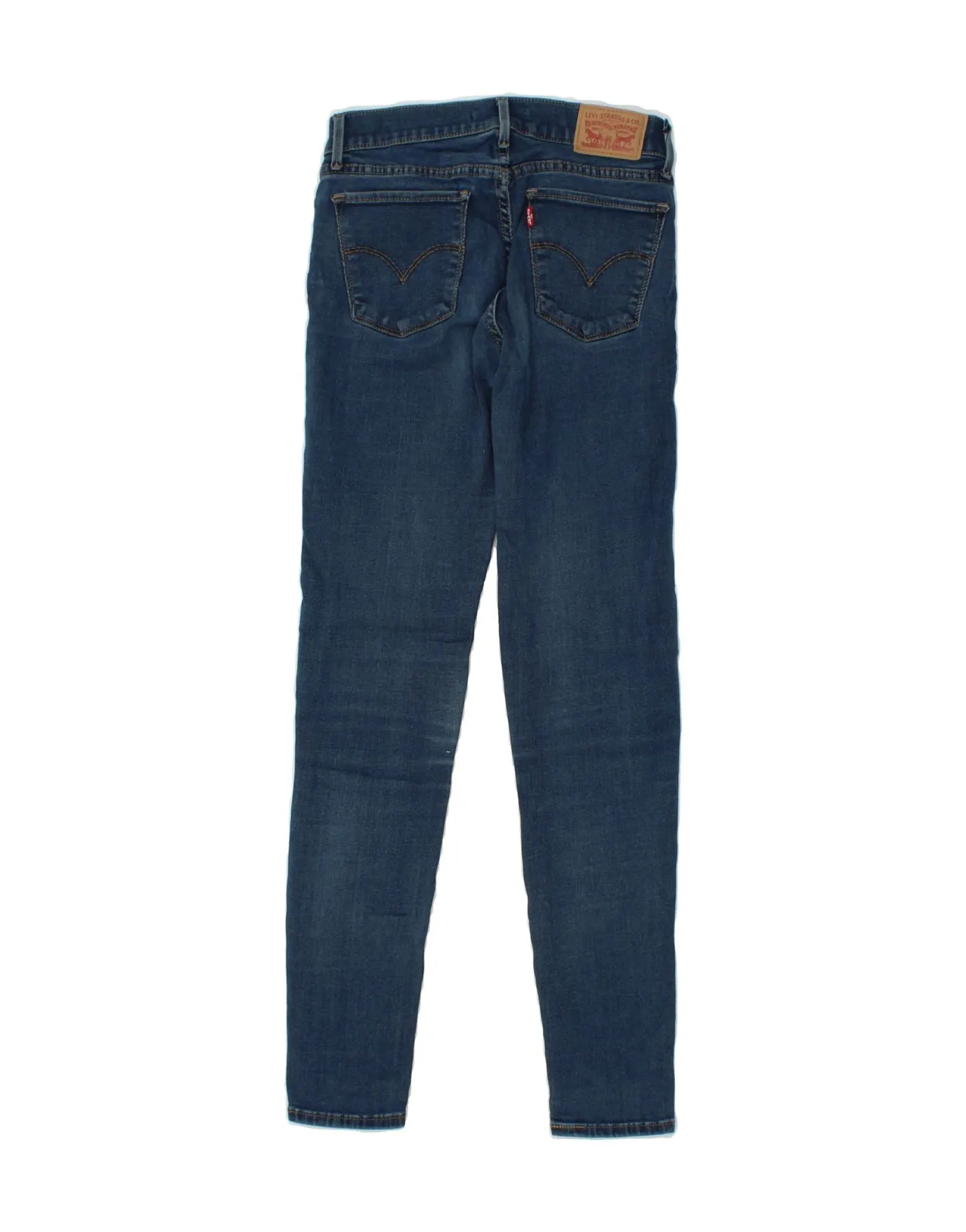 LEVI'S Womens 710 Super Skinny Jeans W27 L29 Blue Cotton