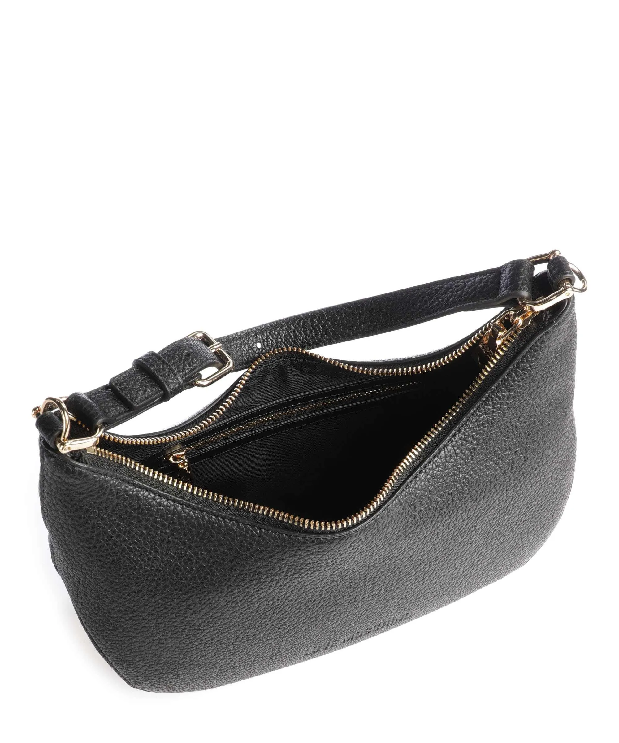 Love Moschino Giant Borsa hobo pelle sintetica nero  