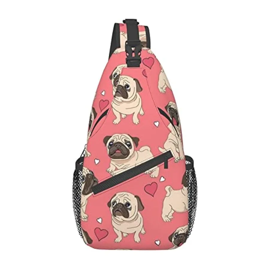 Lsjuee Borsa a tracolla diagonale casual unisex con motivo a pois moderno rosa grigio bianco, borsa a tracolla multiuso a tracol