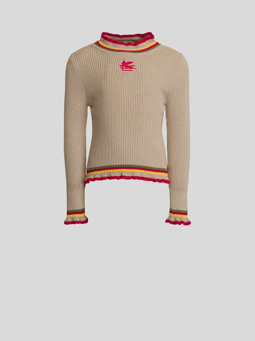 MAGLIA A COSTINE  PER BAMBINI