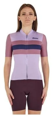 Maglia a manica corta Santini Eco Sleek Bengal Violet Donna