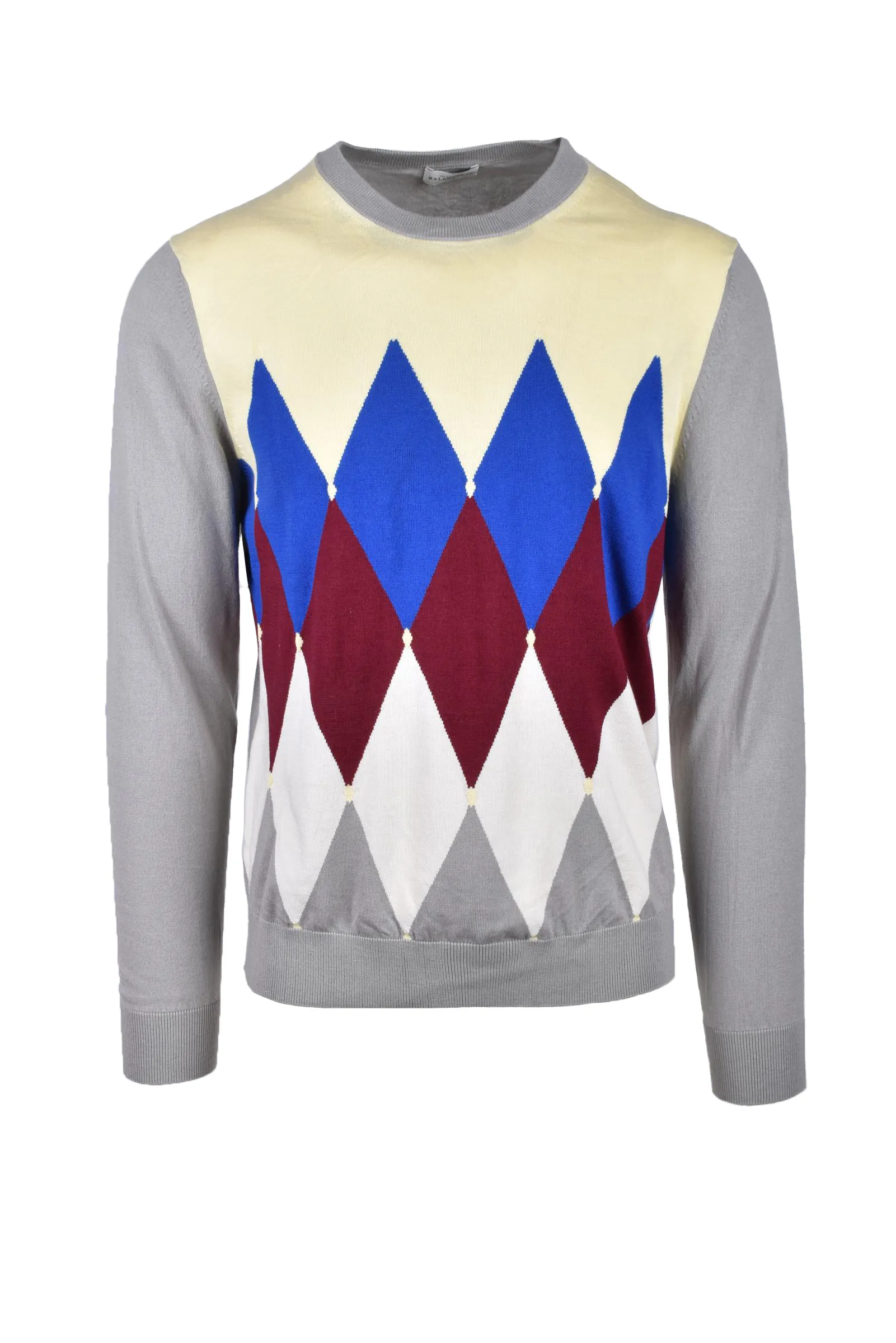 Maglia BALLANTYNE  GRIGIO/GIALLO