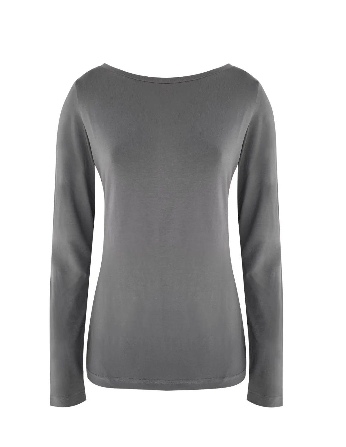 MAGLIA BASIC MANICA LUNGA IN BAMBU'