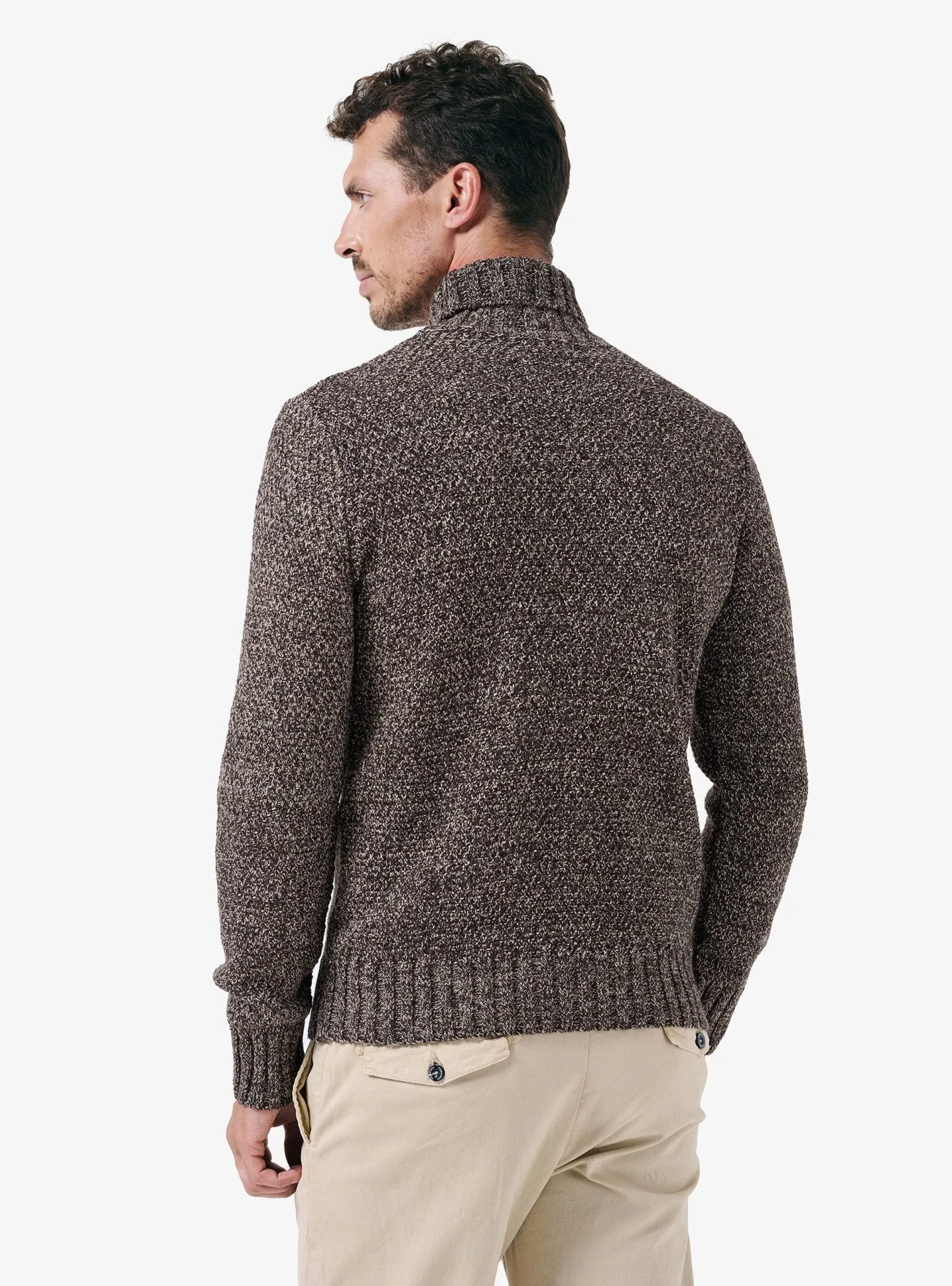 Maglia collo alto in muline - Cole