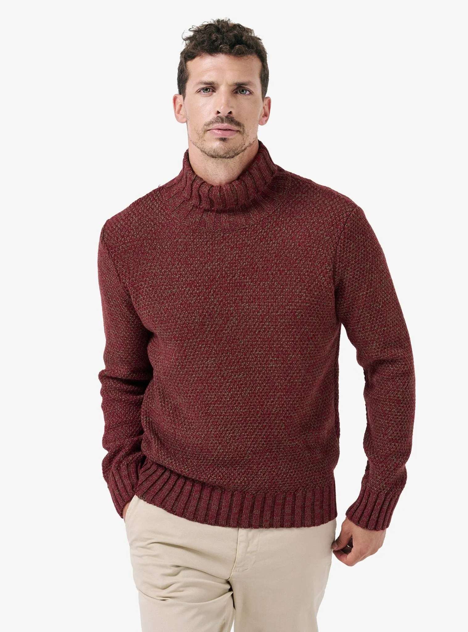 Maglia collo alto in muline - Cole