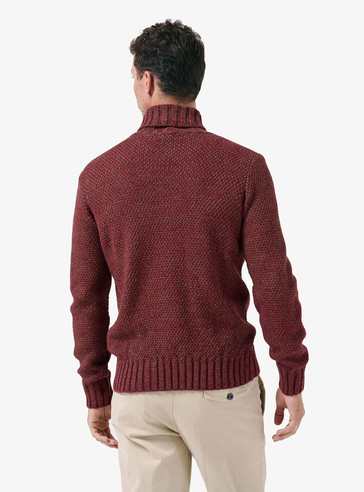 Maglia collo alto in muline - Cole