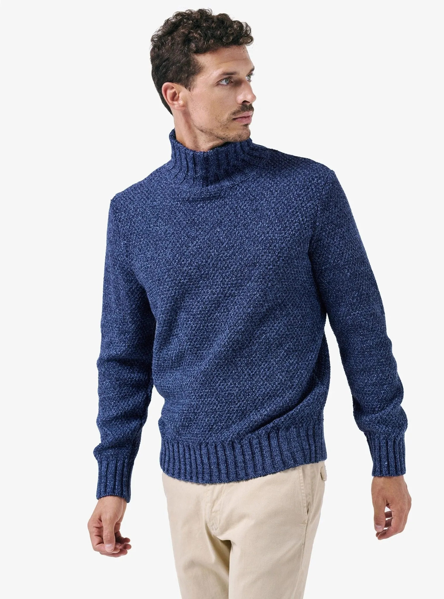 Maglia collo alto in muline - Cole