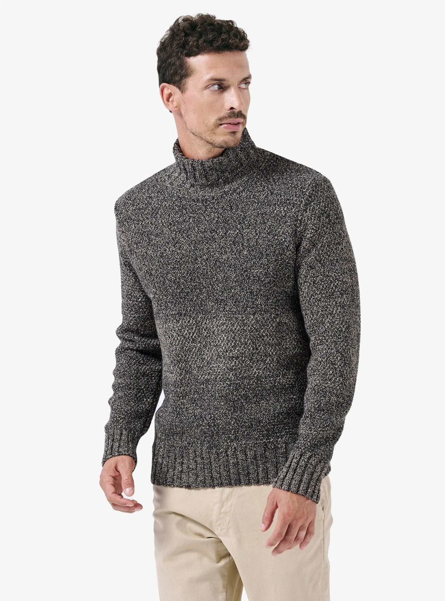 Maglia collo alto in muline - Cole